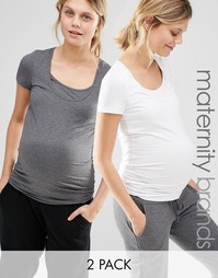 Комплект из 2 футболок для кормления Mamalicious - Мульти Mama.Licious