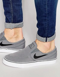 Кроссовки-слипоны Nike SB Zoom Stefan Janoski 831749-001 - Серый