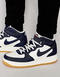 Кроссовки Nike Air Force 1 Mid '07 315123-408 - Синий