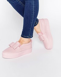 Кроссовки на платформе ASOS DARK MOON - Бледно-розовый