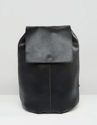Рюкзак из мягкой ткани без подкладки ASOS - Черный