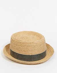 Соломенная шляпа-поркпай Esprit - Бежевый