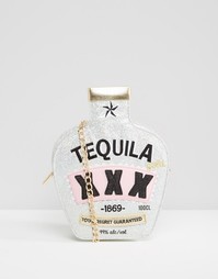 Блестящая сумка через плечо с принтом Tequila Skinnydip - Мульти