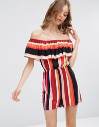 Ромпер в полоску ASOS - Мульти