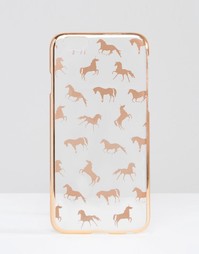 Чехол с единорогом для iPhone 6 и 6s ASOS - Розовое золото