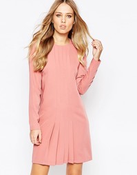 Платье со складками спереди YAS Mava - Розовый Y.A.S