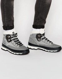 Жаккардовые ботинки Timberland Euro Hiker - Серый