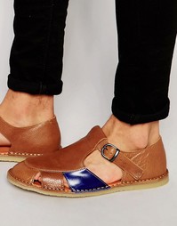 Кожаные сандалии Kurt Geiger Dwight - Рыжий