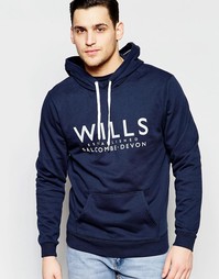 Худи Jack Wills Batsford Summer Popover - Темно-синий
