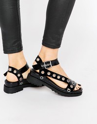 Массивные сандалии ASOS FOREFRONT - Черный