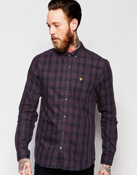 Рубашка в клетку тартан Lyle &amp; Scott - Красный