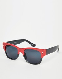 Солнцезащитные очки в стиле ретро Hollister - Черный