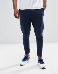 Укороченные спортивные штаны скинни Nike TF 727355-451 - Синий