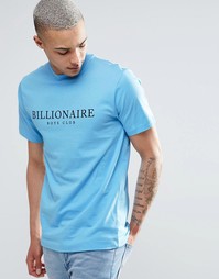 Футболка с крупным логотипом Billionaire Boys Club - Синий