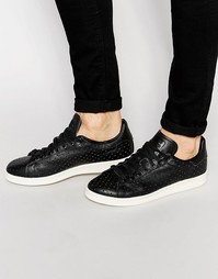 Кроссовки с перфорацией adidas Originals Stan Smith S75077 - Черный