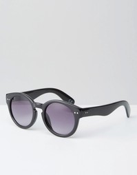 Круглые очки ASOS Keyhole - Черный