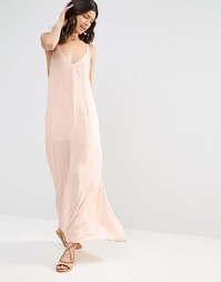 Платье макси с вышитыми стрелками Flynn Skye - Blush cluster