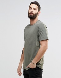 Футболка с круглым вырезом и заниженной линией плеч Only &amp; Sons