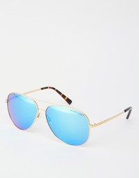 Солнцезащитные очки‑авиаторы с зеркальными линзами Michael Kors