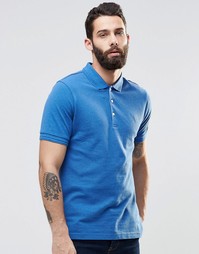 Голубая футболка-поло классического кроя с логотипом Farah