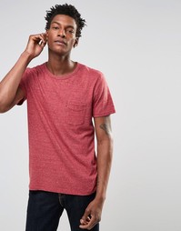 Красная меланжевая футболка с 1 карманом Levi's Sunset - Сушеный томат Levi's®