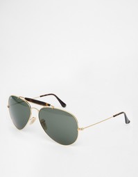 Солнцезащитные очки-авиаторы Ray-Ban RB3029 - Золотой