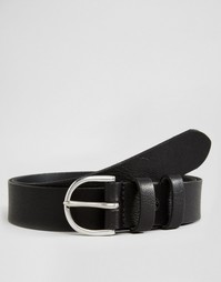 Черный кожаный ремень PS By Paul Smith - Черный