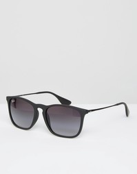Солнцезащитные очки-вайфареры Ray-Ban 0RB4187 - Черный