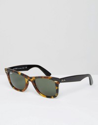 Солнцезащитные очки-вайфареры Ray-Ban 0RB2140 - Коричневый