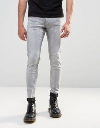 Серые джинсы с напылением Cheap Monday - Mad grey