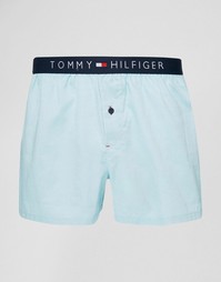 Тканые боксеры Tommy Hilfiger Icon Oxford - Синий