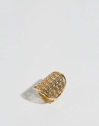 Филигранное кольцо ASOS - Золотой