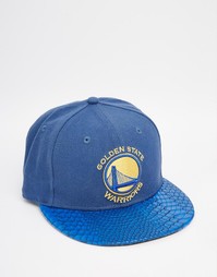 Кепка с вышивкой New Era 59 Fifty Golden State Warriors - Синий