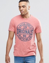 Футболка в крапинку Jack &amp; Jones - Красный