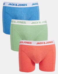 3 пары боксеров-брифов Jack &amp; Jones - Мульти