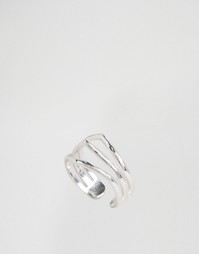 Посеребренное регулируемое кольцо Pilgrim - Серебряное покрытие