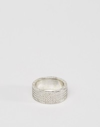 Серебристое массивное кольцо Icon Brand Range - Серебряный