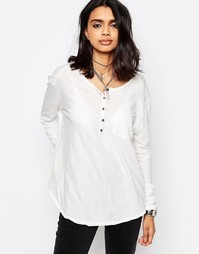 Топ хенли Free People Frontier - Слоновая кость