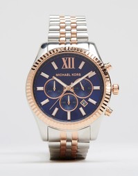 Часы с хронографом из нержавеющей стали Michael Kors Lexington MK8412