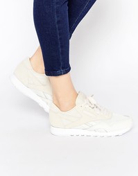 Белые нейлоновые кроссовки Reebok Alpine - Белый