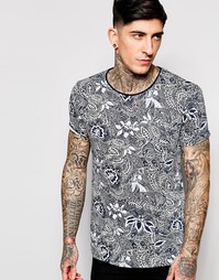 Футболка из эластичного хлопка Scotch &amp; Soda - Синий