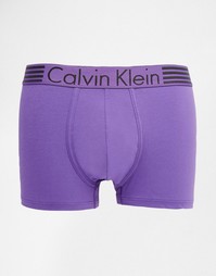 Хлопковые боксеры-брифы Calvin Klein Iron Strength - Фиолетовый