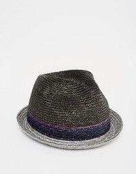 Соломенная шляпа Paul Smith Panama - Синий
