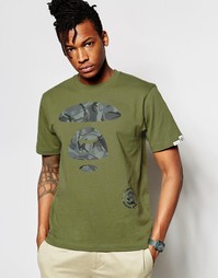 Футболка AAPE By A Bathing Ape - Хаки