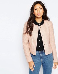 Пиджак на пуговицах с рукавами 3/4 Vero Moda - Коричнево-красная роза