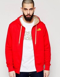Худи на молнии The North Face - Красный
