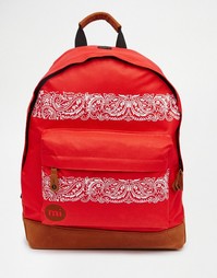 Ярко-красный рюкзак Mi-Pac Bandana - Красный