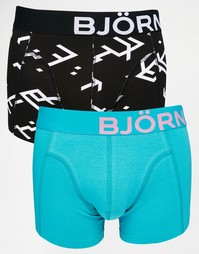 Боксеры-брифы с принтом Bjorn Borg - Синий