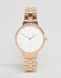 Часы-браслет цвета розового золота Skagen Anita SKW2417