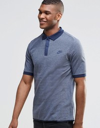 Серая футболка-поло из нетканого полотна Nike 727342-091 - Серый
